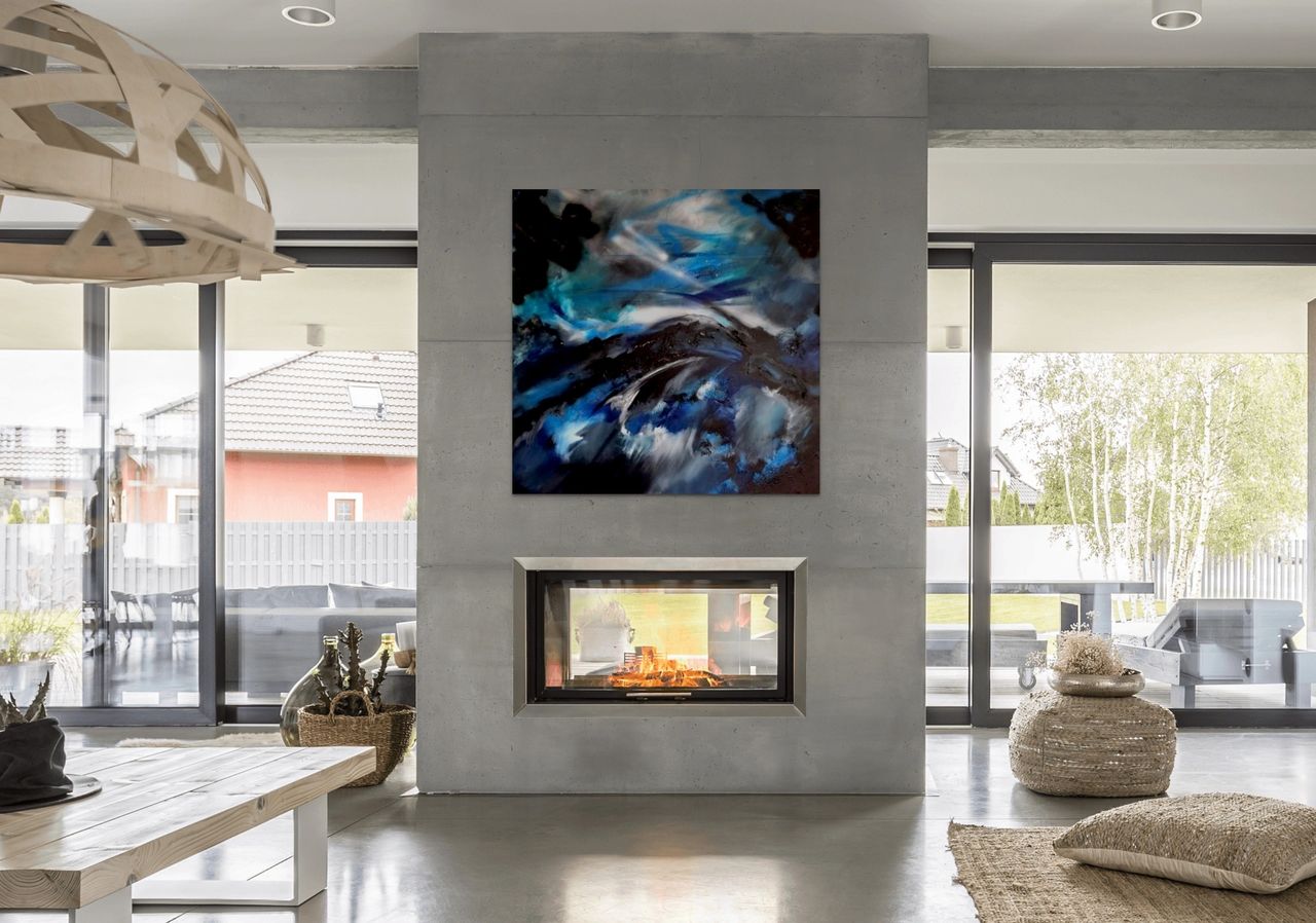 Tips on how to choose the right size statement painting - David Kirkman - Abstract Artist