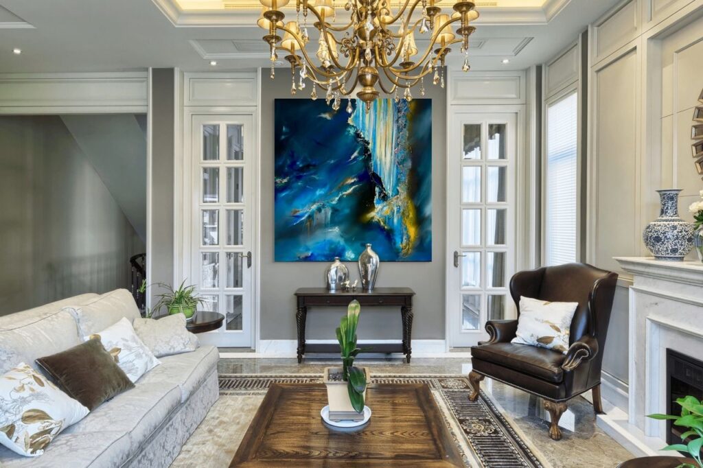 4 Tips for Integrating Art into Your Home - David Kirkman - Abstract Artist