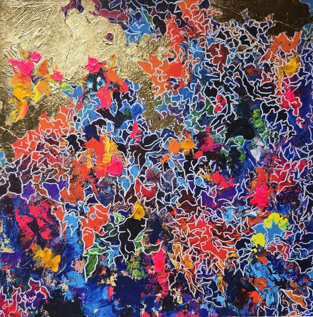 BELIEF IN UNCERTAINTY - HAND EMBELLISHED PRINT